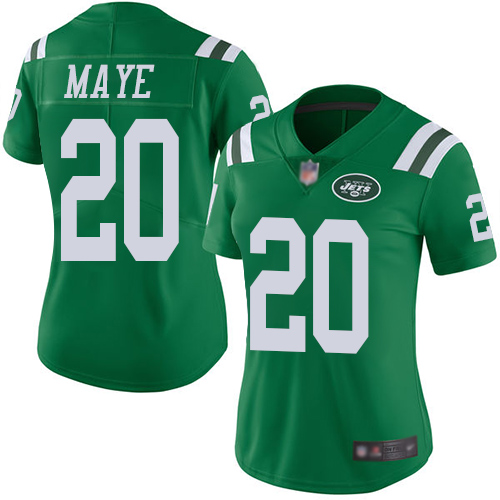 New York Jets Limited Green Women Marcus Maye Jersey NFL Football 20 Rush Vapor Untouchable